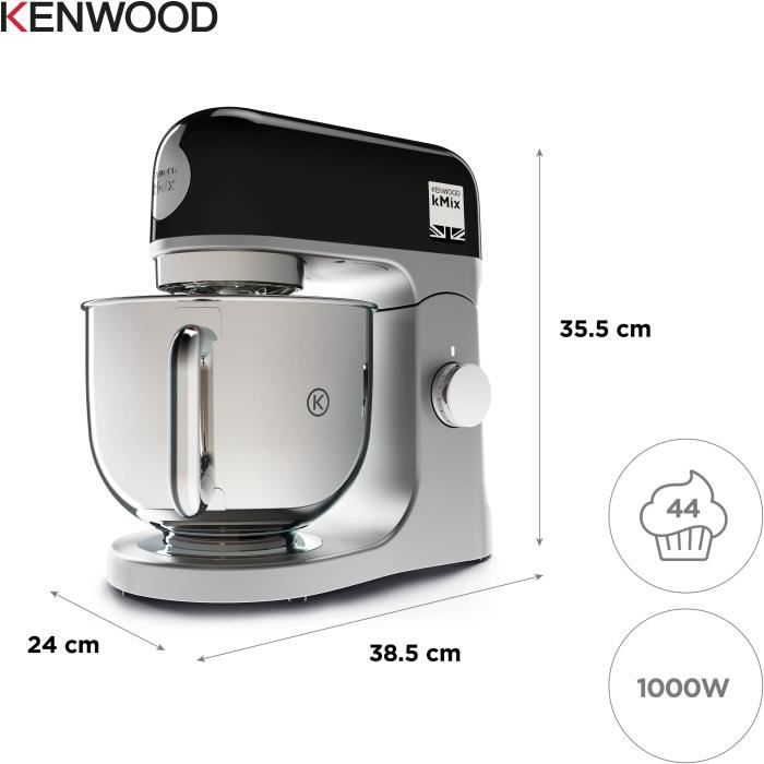 KENWOOD Patisserie KMX750BK - 1000 W - 5 L - Black